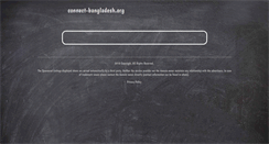 Desktop Screenshot of connect-bangladesh.org